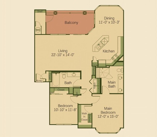 Floorplan - The Langdon at Walnut Park
