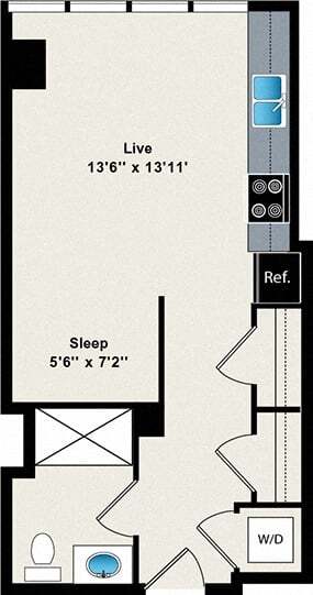 Floorplan - Reside on Green Street