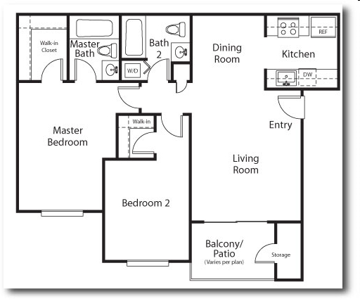 2BR/2BA - Sierra Crest