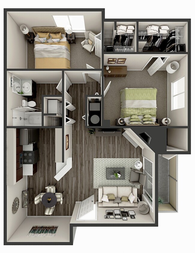 Floorplan - Deer Crest Apartments