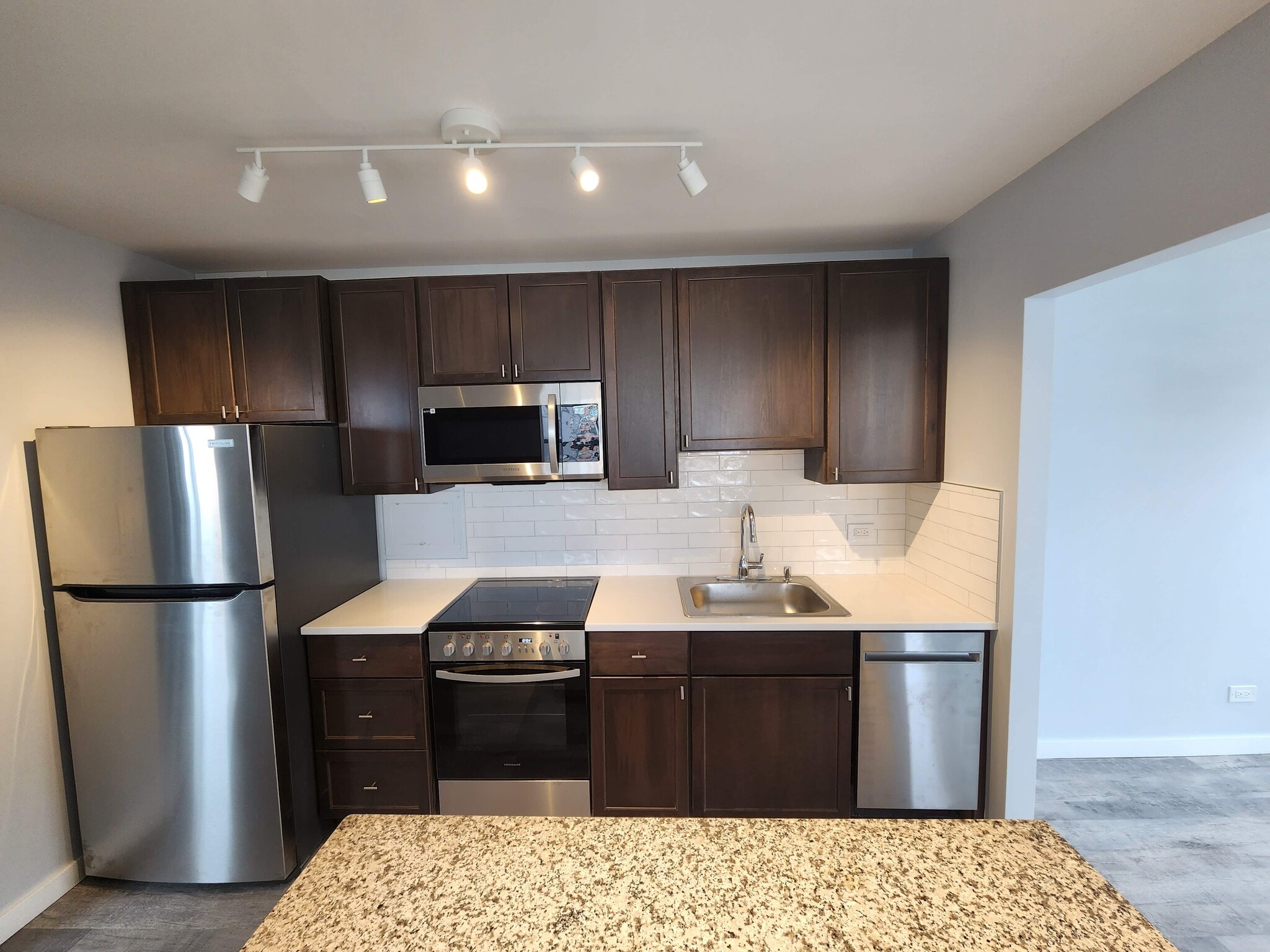 Unit #1802 Kitchen - 336 W Wellington Ave