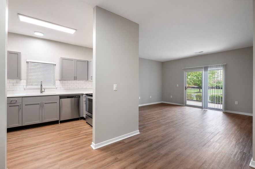 Spacious Dining Room and Kitchen - Mallard Crossing Apartments