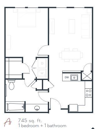 Floorplan - Columbia Renaissance Square Senior Residences