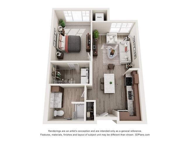 Floorplan - The Winslow 62+ Apartments