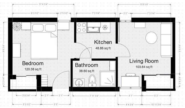 Floorplan - Campus Edge at Slippery Rock