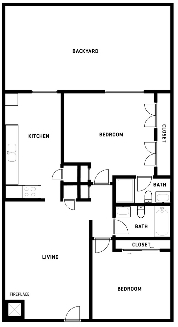 Floorplan - Magnolia Apartments