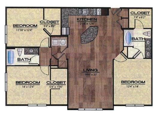 Floorplan - The Rialto