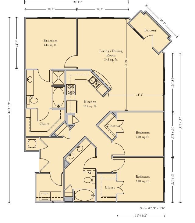 Floorplan - The Bartram