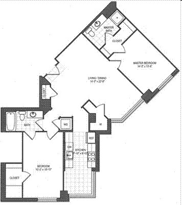2BR/2BA - Metro Rosslyn Apartments