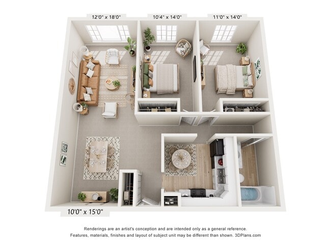 Floorplan - NorthEnd Apartments