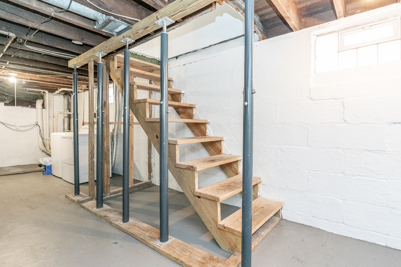 Stairs to Basement - 2435 Summit St