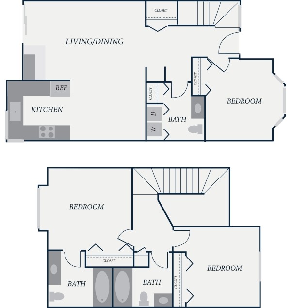 Floorplan - The Row Townhomes