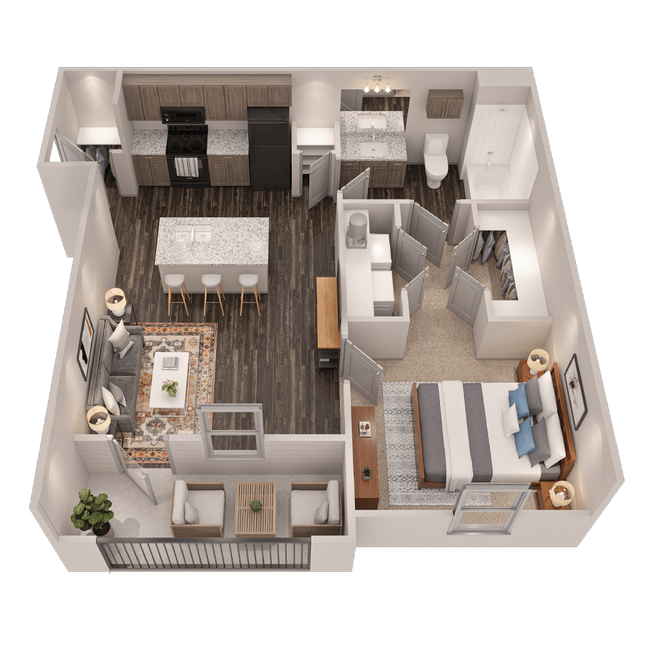 Floorplan - Gray Branch Apartments