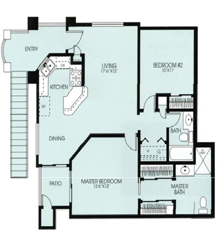 2BR/2BA - Sandstone Ridge Apartments