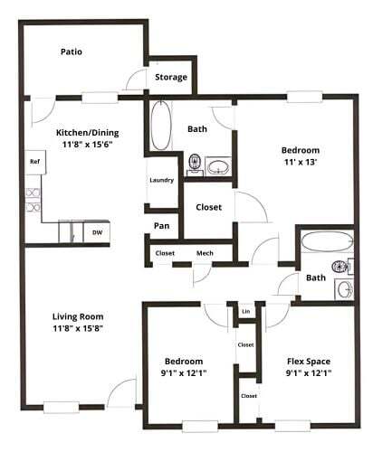 Floorplan - August Oaks