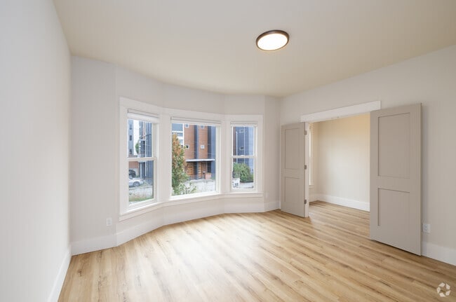 3BR, 1BA - 900SF - Primary Bedroom - The Caroline