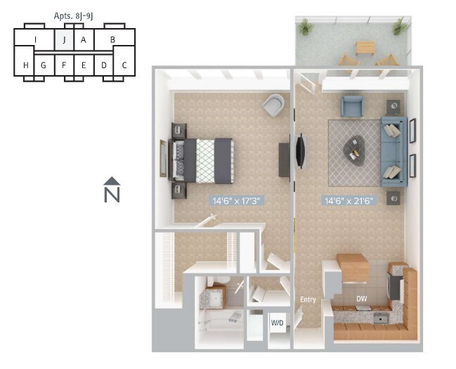 Floorplan - Avalon at Prudential Center