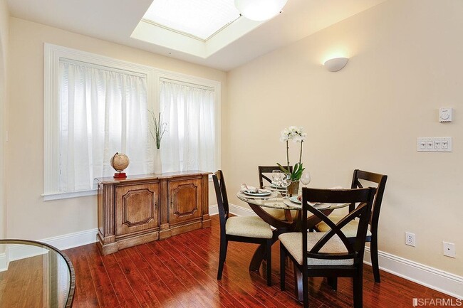 new skylight in dining room - 1800 Turk St