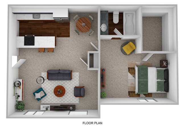 Floorplan - Harwell Apartments