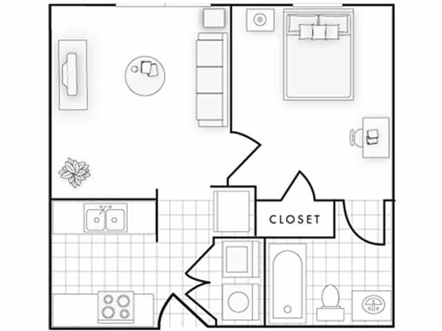Floorplan - Element Apartments at Highland