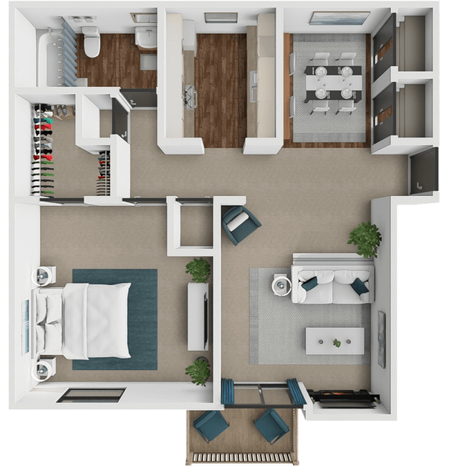 Floorplan - The Retreat at Woodridge Apartments