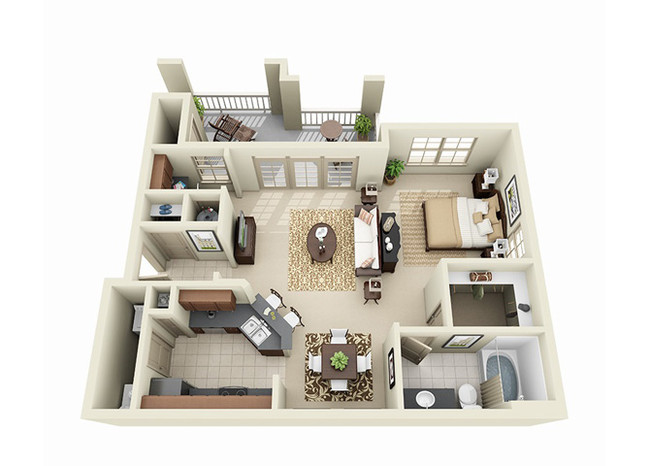 Floorplan - Stone Creek at Brookhaven Apartment Homes