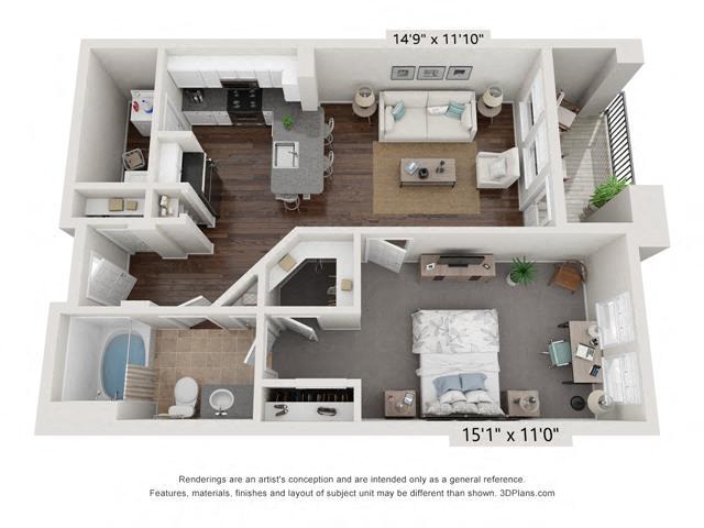 Floorplan - The Quarters at Park View