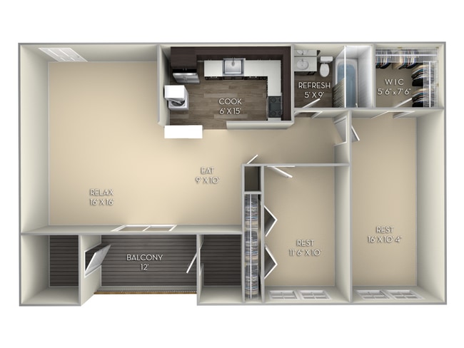 Floorplan - Middletown Valley Apartments