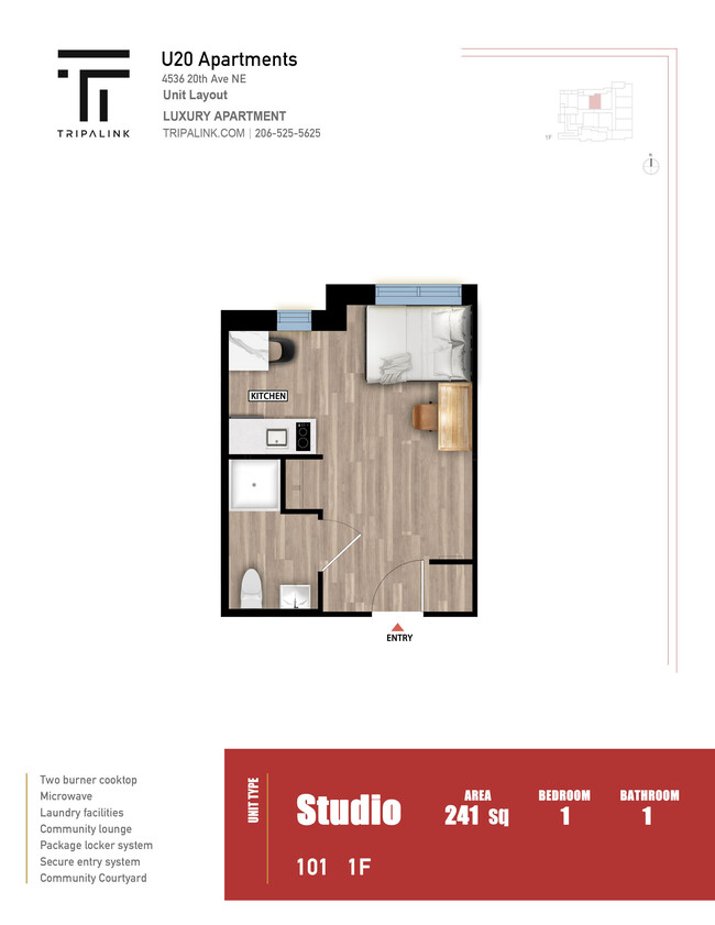 Floorplan - U20 Apartments