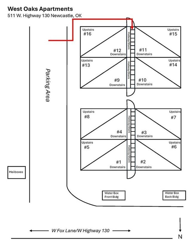 Building Photo - COMING SOON! West Oaks 2 Bed/1 Bath Second Floor Apt in Newcastle!