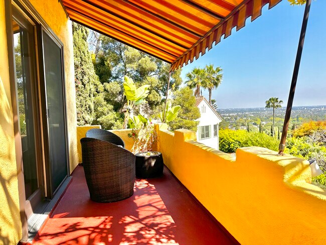 South View off bedroom deck. - 1760 N Fairfax Ave
