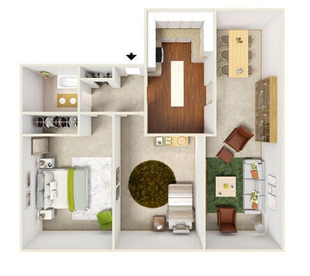 Floorplan - 4500 Dewey Ave Apartments