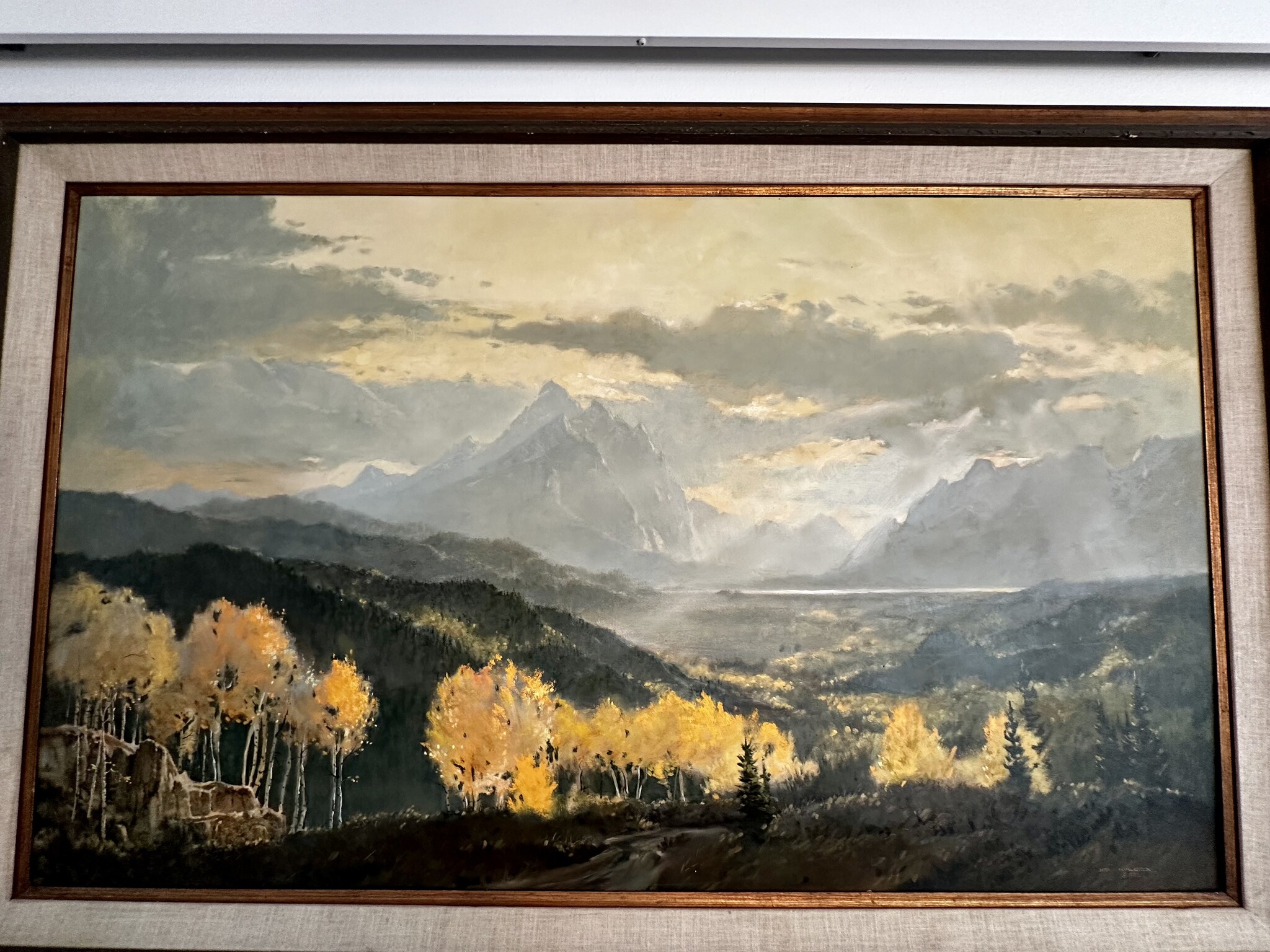 Early Wilcox painting, Fall light - 1525 W Pinto Dr