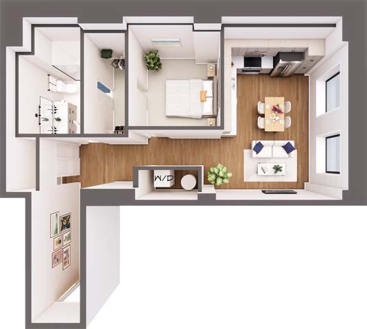 Floorplan - The Electric Building