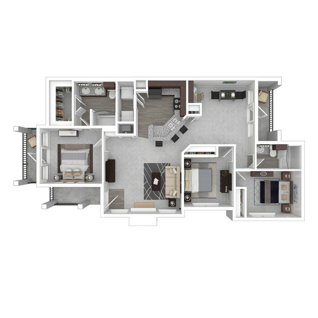 Floorplan - Lodge at Guadalupe Apartments LP