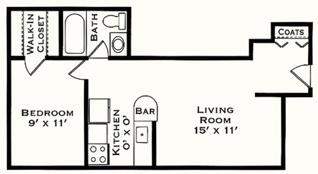 1BR/1BA - Bay Pointe Apartments