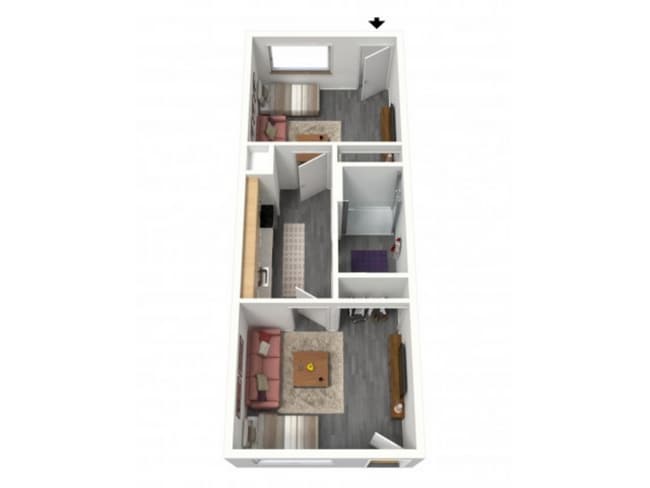 Brand New 2 Bedroom w/ 1 bath - College Crest