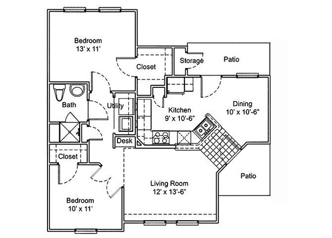 Floorplan - Cobblestone Manor Senior Apartments