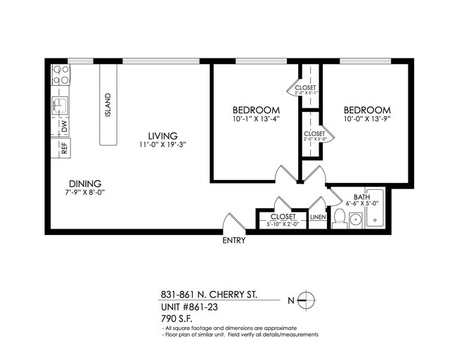 Floorplan - 831-861 Cherry