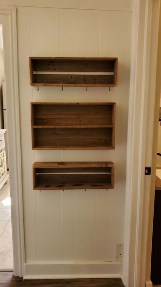 Hallway to Kitchen - Shelves can stay or be uninstalled - 11 Riverside Avenue