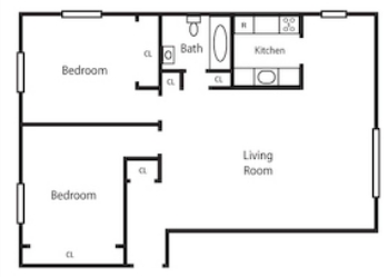 2BR/1BA - 28 West Apartments List