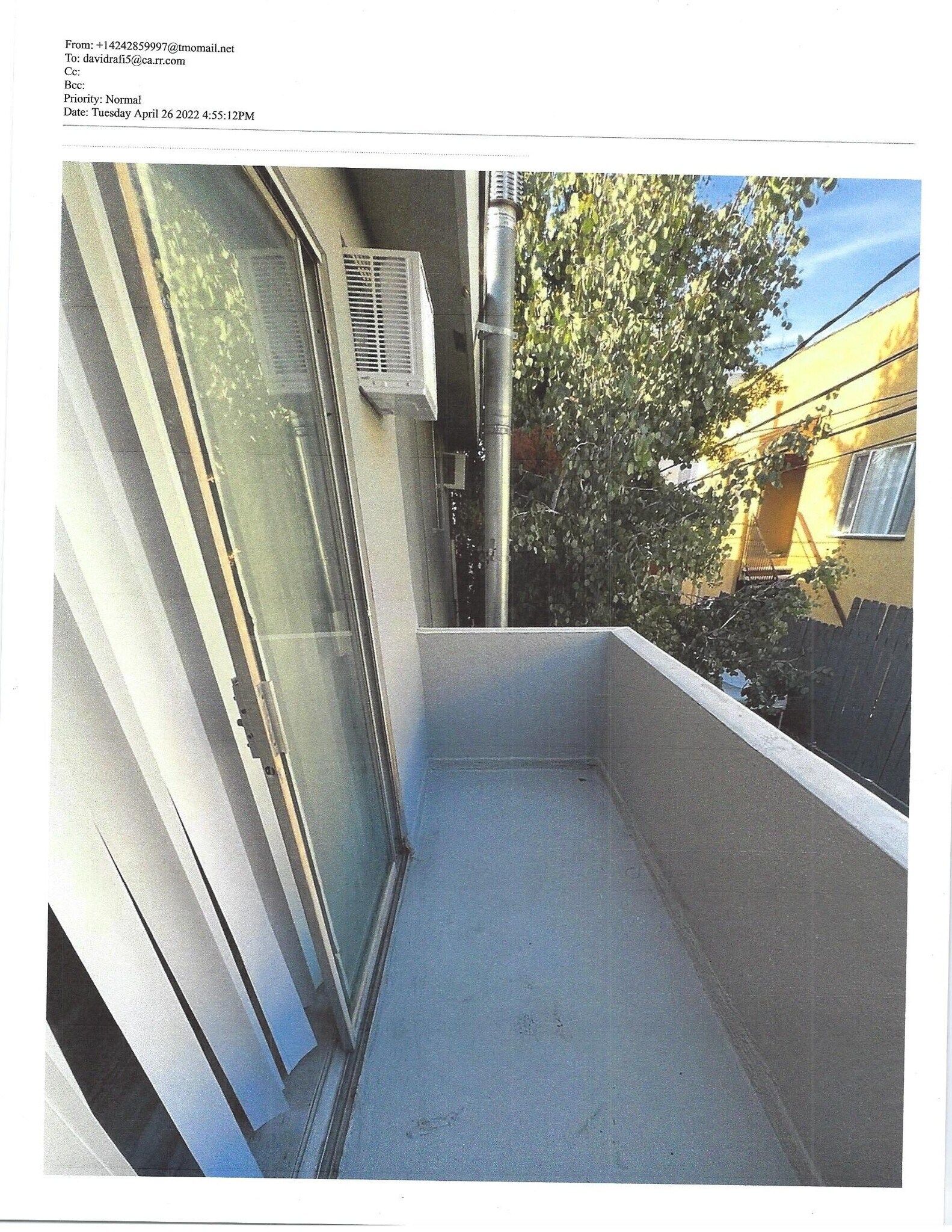 balcony - 1472 S Wooster St