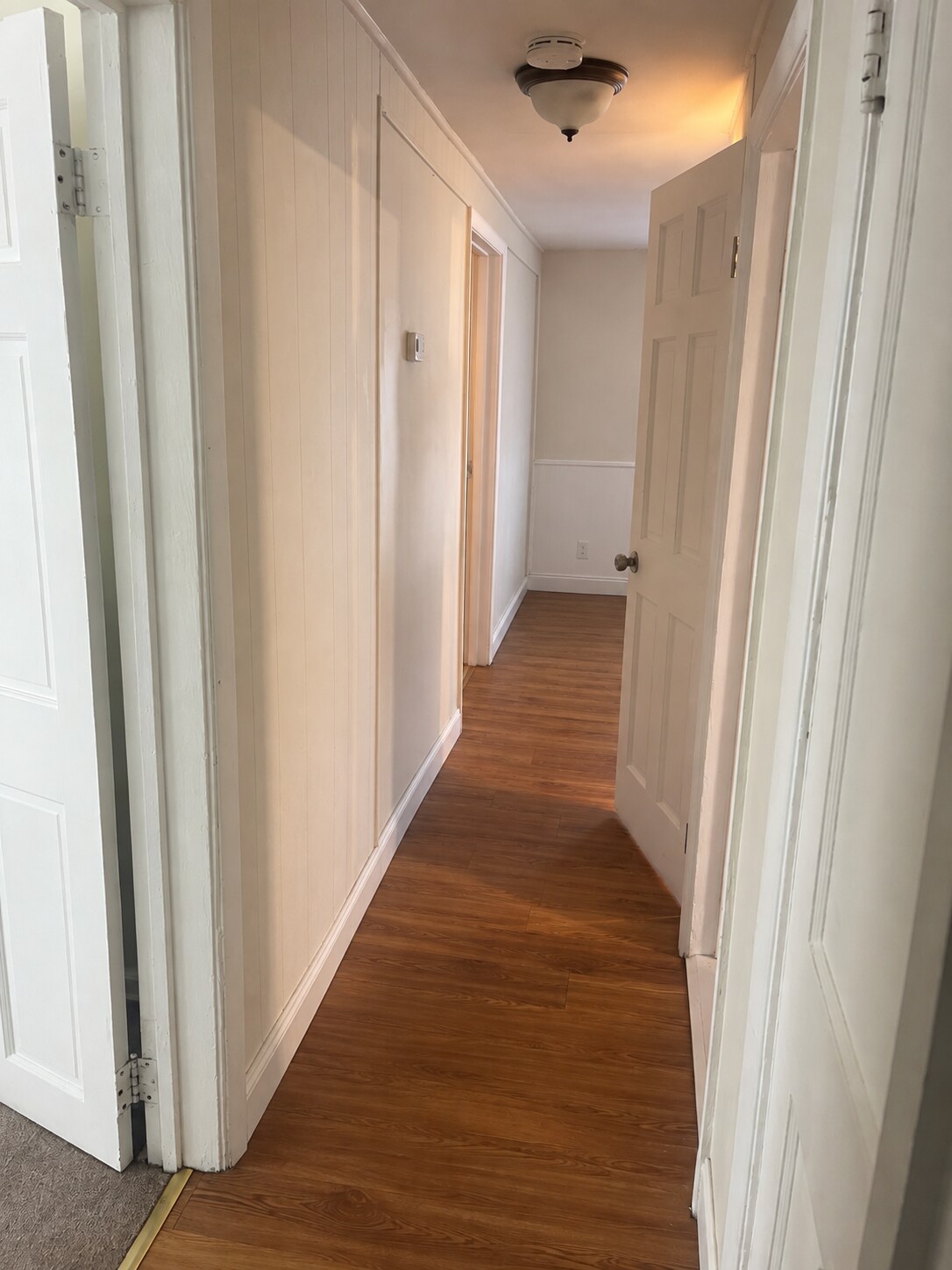 Hallway/eat in kitchen area at end of hallway - 60 Lincoln St