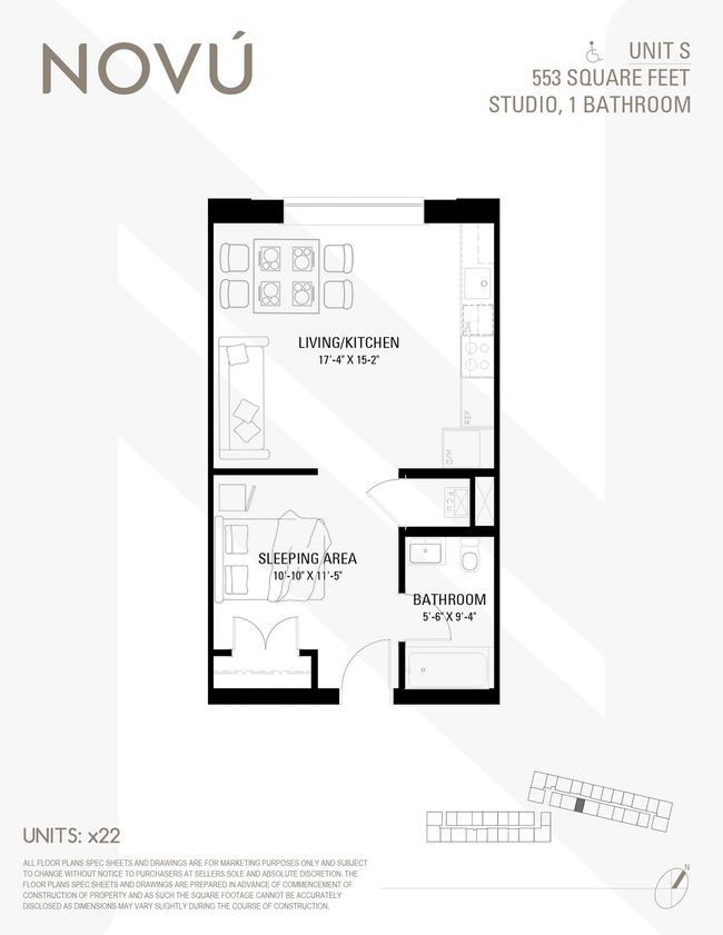 Floorplan - Novu Apartments