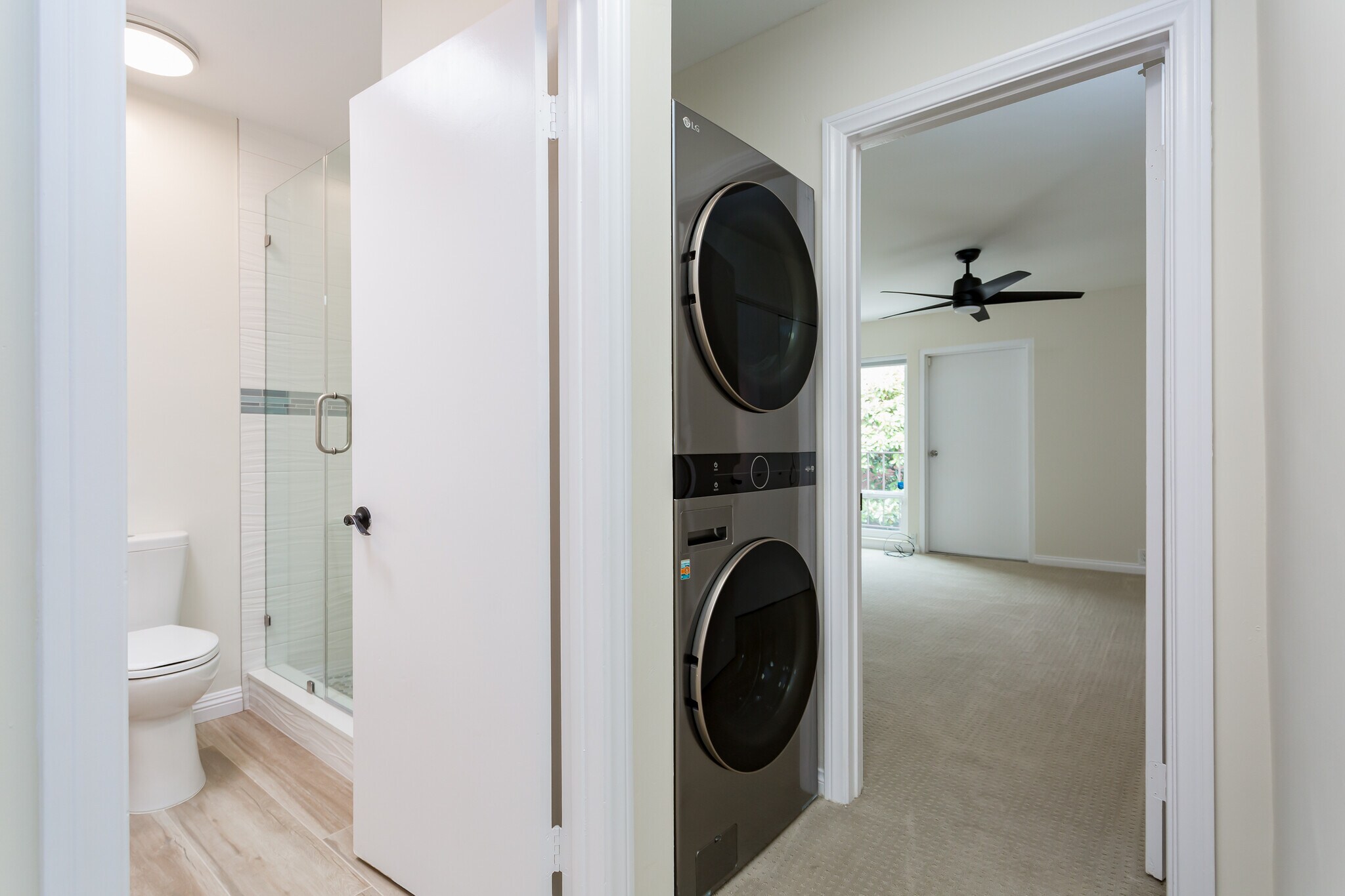 Upstairs in-unit laundry - 2222 Carmel Valley Road