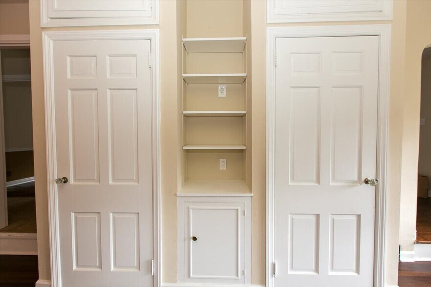 Built-in shelves and closets downstairs - 148 Niagara Ave