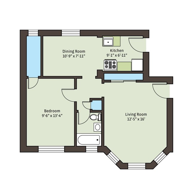 Floorplan - 5415 S. Woodlawn Avenue