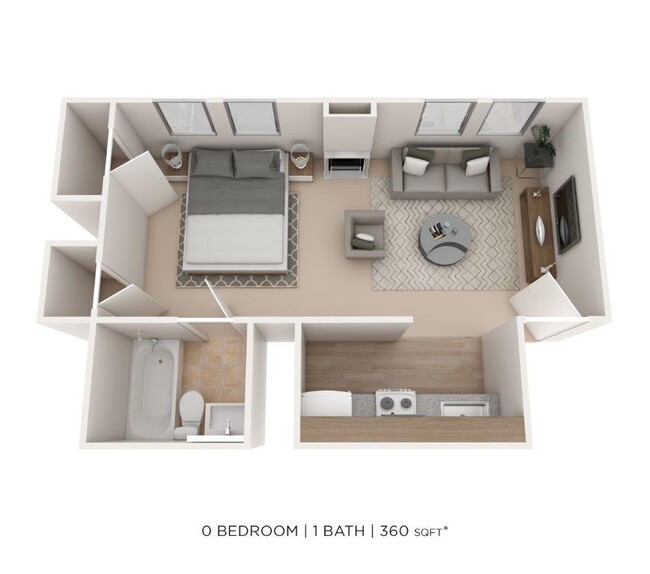 Floorplan - Brighton Gardens Apartment Homes