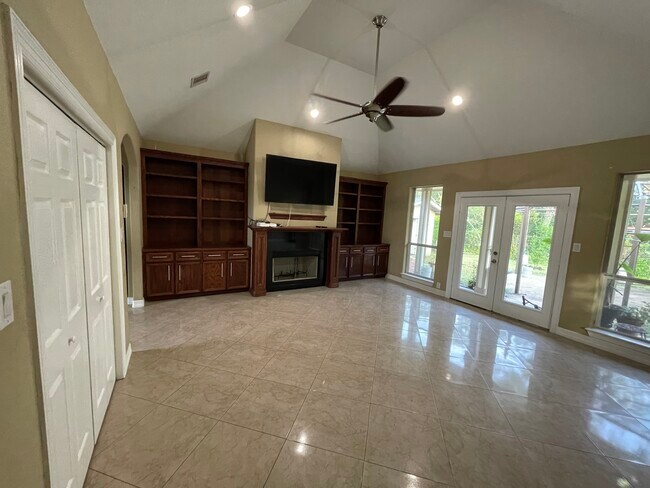 65-inch Sony 4K UHD TV is already mounted linked to security cameras. Lorex 4k UHD 8ch 2TB - 600 River Bend Dr