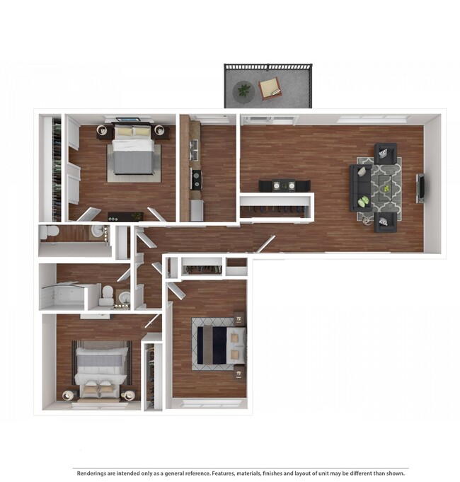 Floorplan - Beverly Grove Apartments